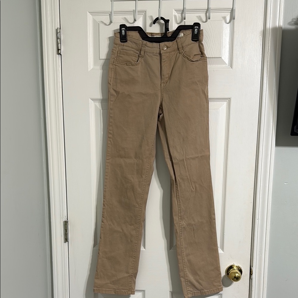 Jones New York Tan Straight Leg Pants